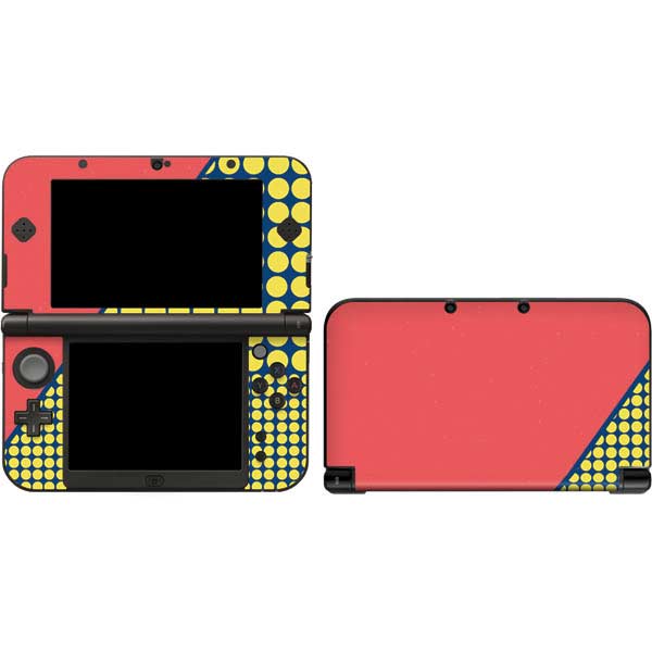 Coral Diagonal Split Nintendo Skins