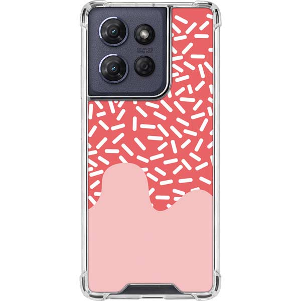 Coral Spring Sprinkles Moto G Stylus 5G (2025) Clear Case