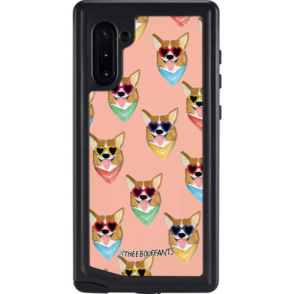 Bouffants and Broken Hearts Corgi Love Galaxy Cases