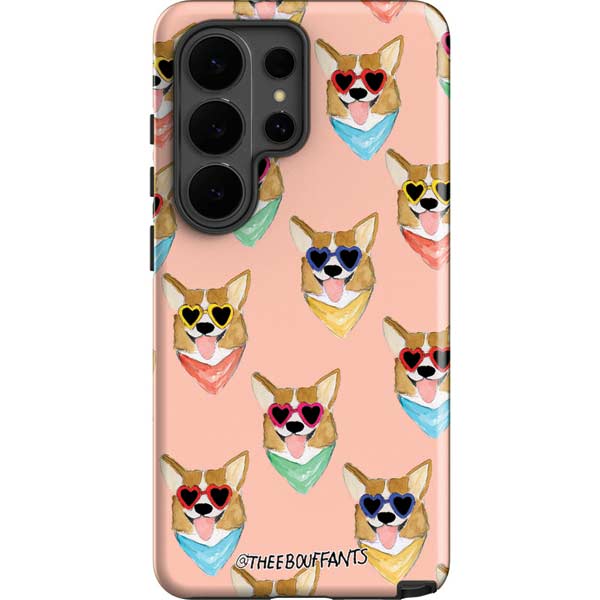 Bouffants and Broken Hearts Corgi Love Galaxy S26 Ultra Impact Case