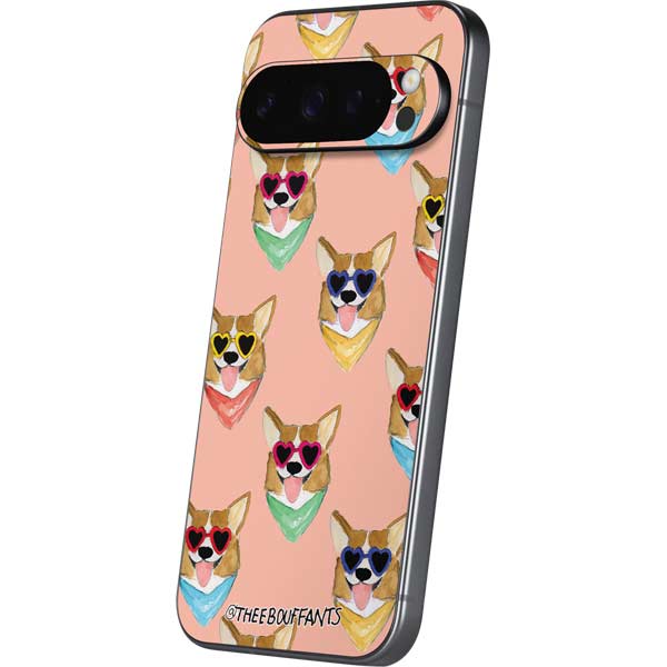 Bouffants and Broken Hearts Corgi Love Google Pixel 10 Pro XL Skin