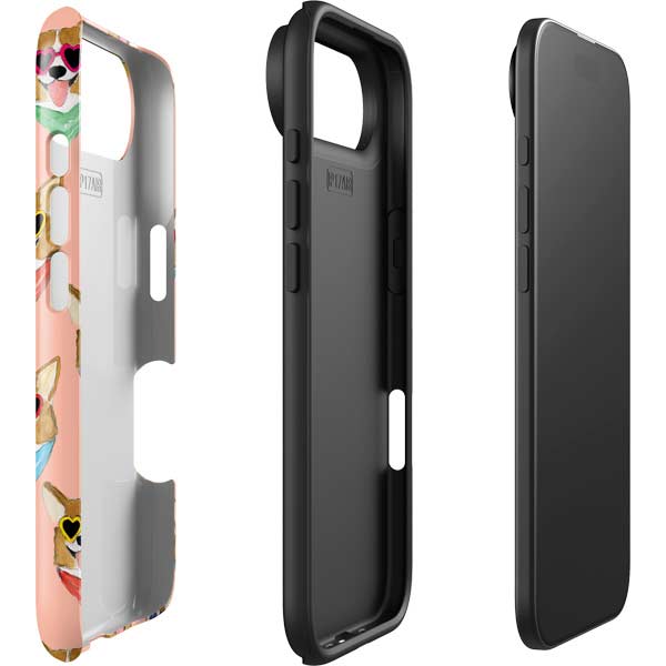 Bouffants and Broken Hearts Corgi Love iPhone 17 Air Impact Case