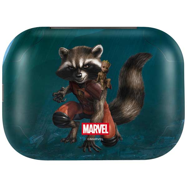 Marvel Rocket and Baby Groot Cosmic Bond Amazon Echo Buds Skin