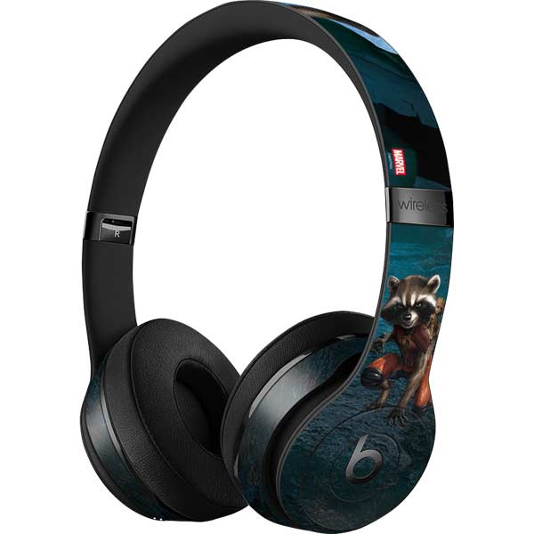 Marvel Rocket and Baby Groot Cosmic Bond Beats Solo 3 Wireless Skin