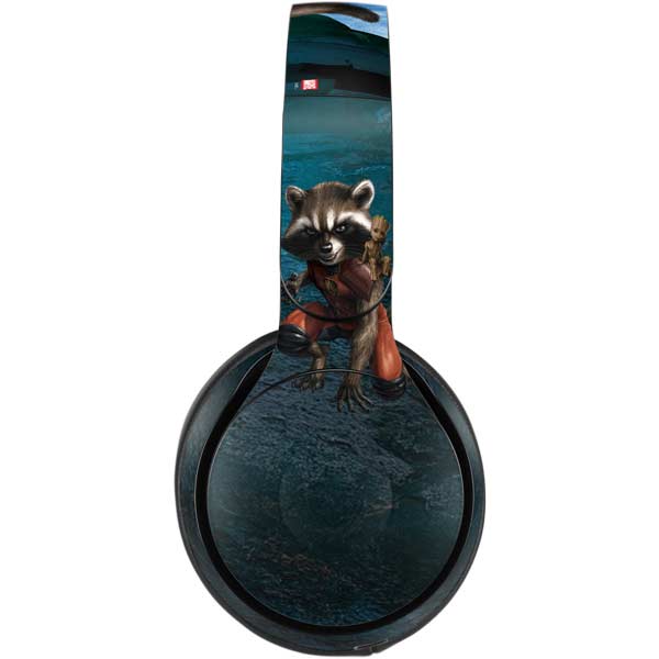 Marvel Rocket and Baby Groot Cosmic Bond Beats Solo Pro Skin