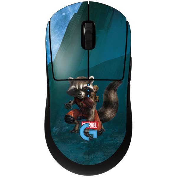 Marvel Rocket and Baby Groot Cosmic Bond G Pro Wireless Gaming Mouse Skin