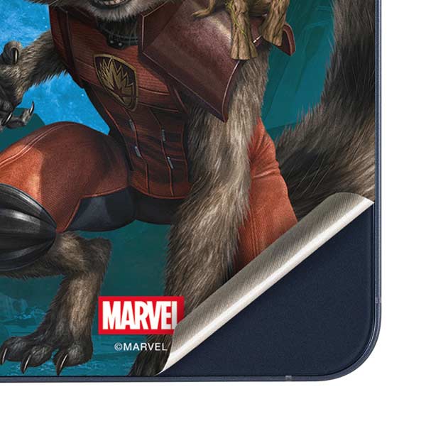 Marvel Rocket and Baby Groot Cosmic Bond Galaxy A36 5G Skin