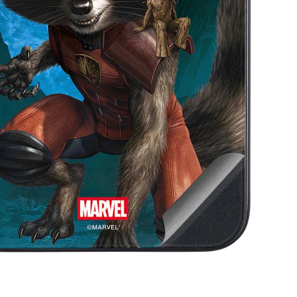 Marvel Rocket and Baby Groot Cosmic Bond Galaxy A54 5G Skin