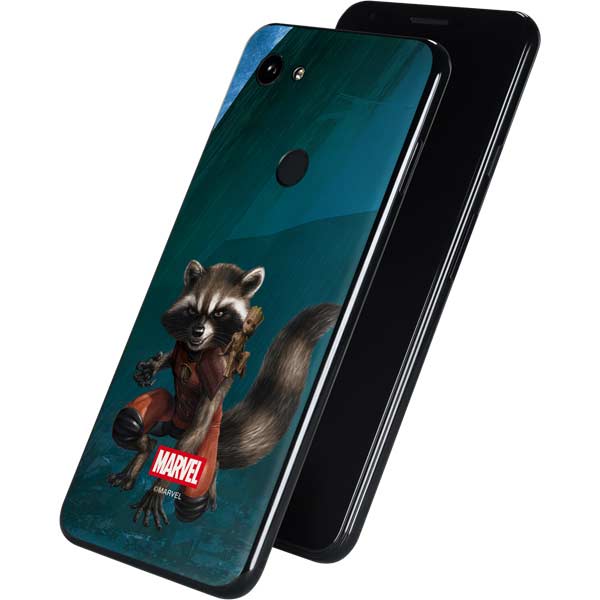 Marvel Rocket and Baby Groot Cosmic Bond Google Pixel 3a Skin