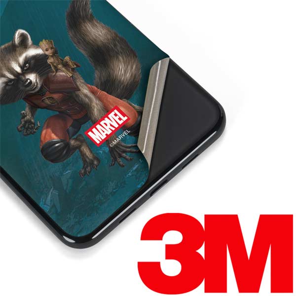 Marvel Rocket and Baby Groot Cosmic Bond Google Pixel 3a Skin