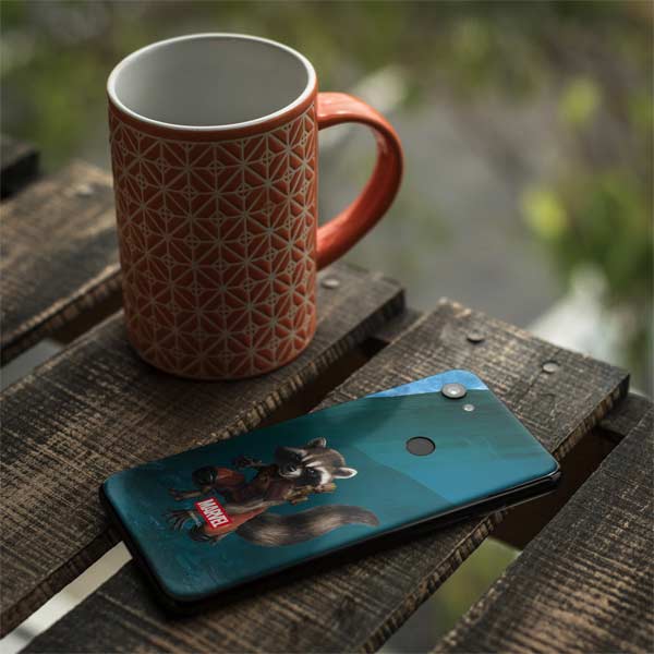 Marvel Rocket and Baby Groot Cosmic Bond Google Pixel 3a Skin