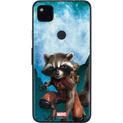 Marvel Rocket and Baby Groot Cosmic Bond Google Pixel 4a Skin