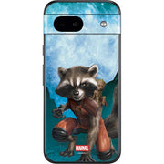 Marvel Rocket and Baby Groot Cosmic Bond Google Pixel 8a Skin