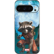Marvel Rocket and Baby Groot Cosmic Bond Google Pixel 9 Pro Skin