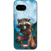 Marvel Rocket and Baby Groot Cosmic Bond Google Pixel 9a Skin
