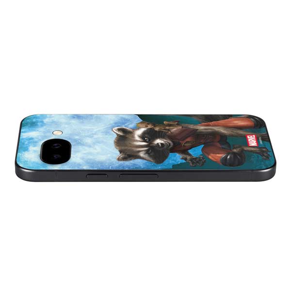 Marvel Rocket and Baby Groot Cosmic Bond Google Pixel 9a Skin