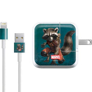 Marvel Rocket and Baby Groot Cosmic Bond iPad Charger (10W USB) Skin