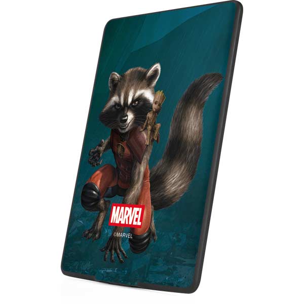 Marvel Rocket and Baby Groot Cosmic Bond Amazon Kindle Skin