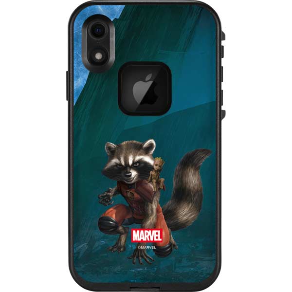 Marvel Rocket and Baby Groot Cosmic Bond LifeProof Fre iPhone Skin
