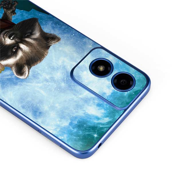 Marvel Rocket and Baby Groot Cosmic Bond Moto G Play 4G (2024) Skin