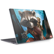 Marvel Rocket and Baby Groot Cosmic Bond Surface Laptop 2 Skin