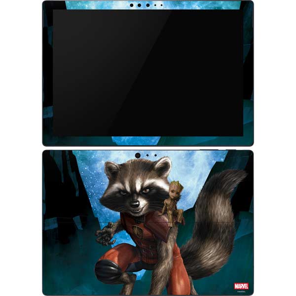 Marvel Rocket and Baby Groot Cosmic Bond Surface Pro 6 Skin