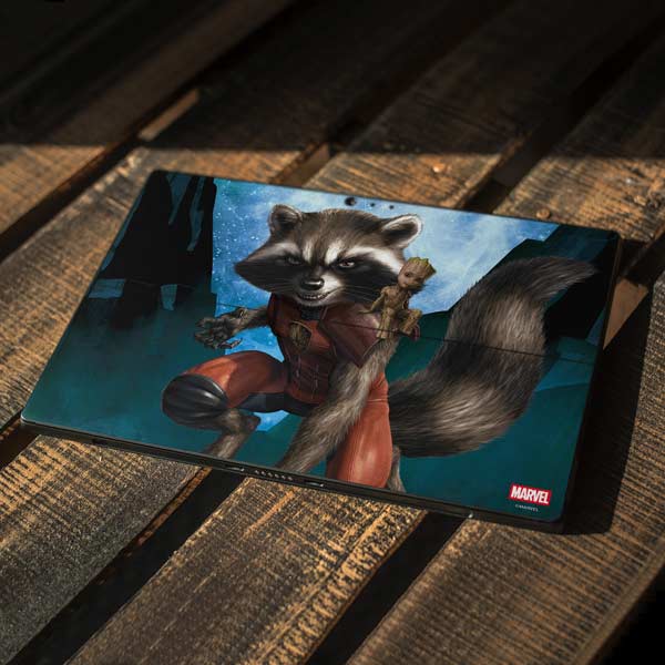 Marvel Rocket and Baby Groot Cosmic Bond Surface Pro 6 Skin