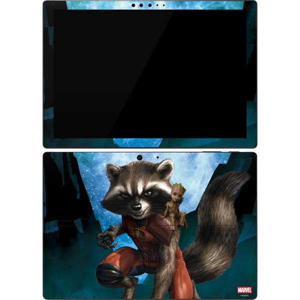 Marvel Rocket and Baby Groot Cosmic Bond Surface Pro 7 Skin