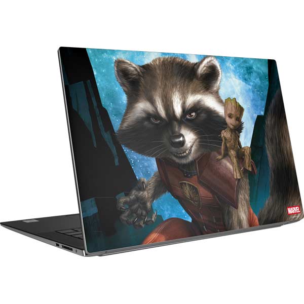 Marvel Rocket and Baby Groot Cosmic Bond Dell XPS Skin