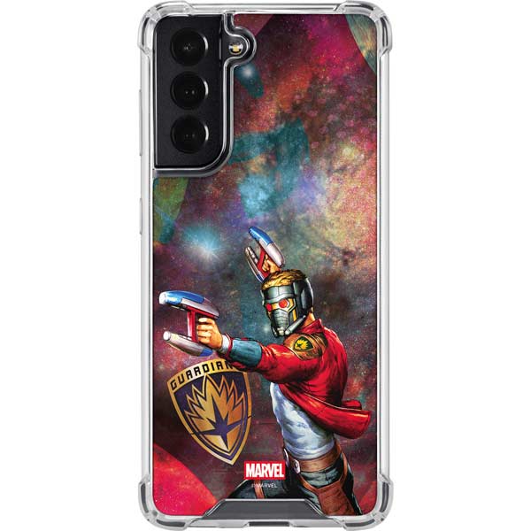 Marvel Star-Lord Cosmic Commander Galaxy S22 Clear Case
