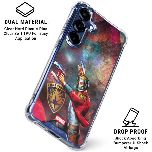 Marvel Star-Lord Cosmic Commander Galaxy S25 Plus Clear Case