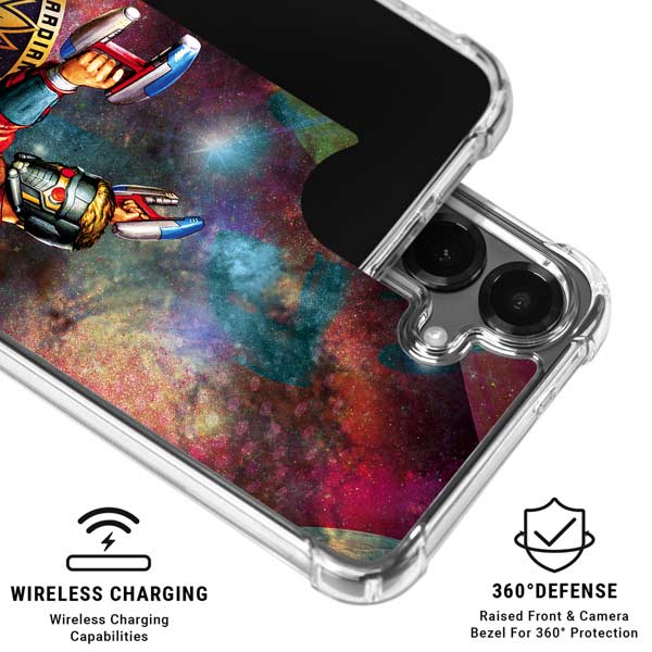 Marvel Star-Lord Cosmic Commander Galaxy S26 Clear Case