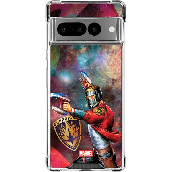 Marvel Star-Lord Cosmic Commander Google Pixel 7 Pro Clear Case