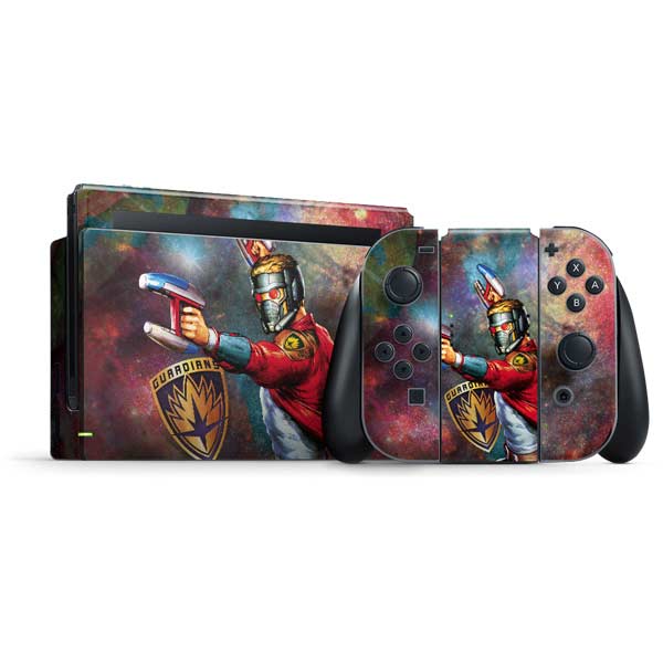 Marvel Star-Lord Cosmic Commander Nintendo Switch Bundle Skin