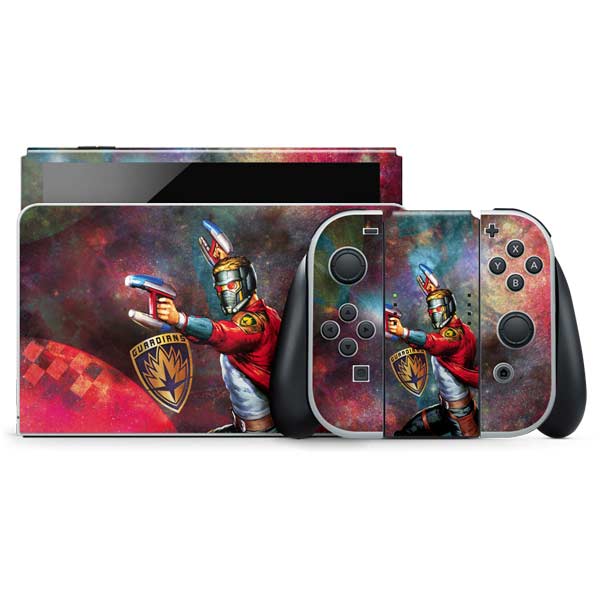 Marvel Star-Lord Cosmic Commander Nintendo Switch OLED (2021) Skin