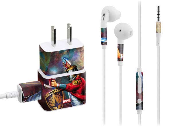 Marvel Star-Lord Cosmic Commander Phone Charger Skin