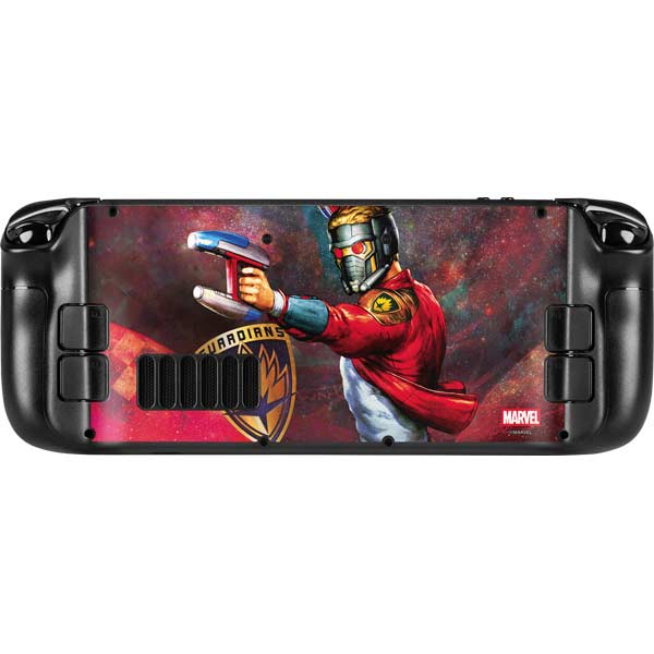 Marvel Star-Lord Cosmic Commander Steam Deck Handheld Gaming Computer OLED Skin