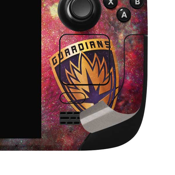 Marvel Star-Lord Cosmic Commander Steam Deck Handheld Gaming Computer OLED Skin