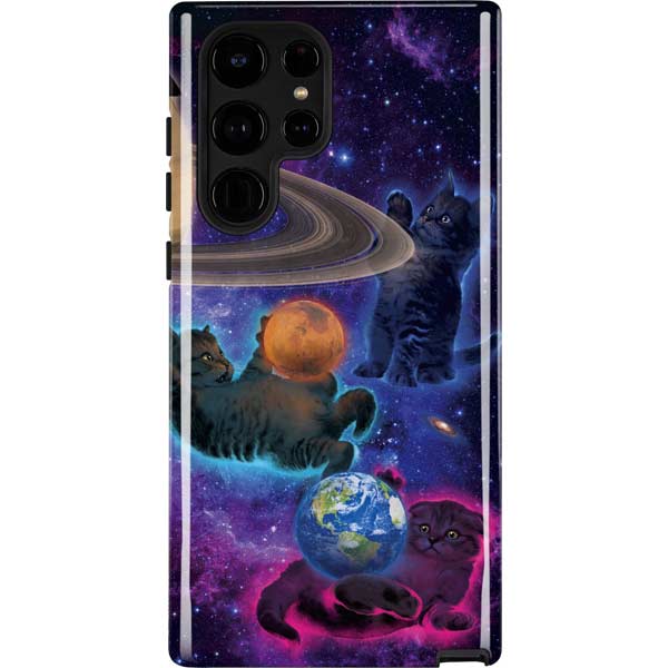 Cosmic Kittens by Vincent Hie Galaxy Cases