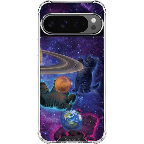 Cosmic Kittens by Vincent Hie Google Pixel 10 Pro Clear Case