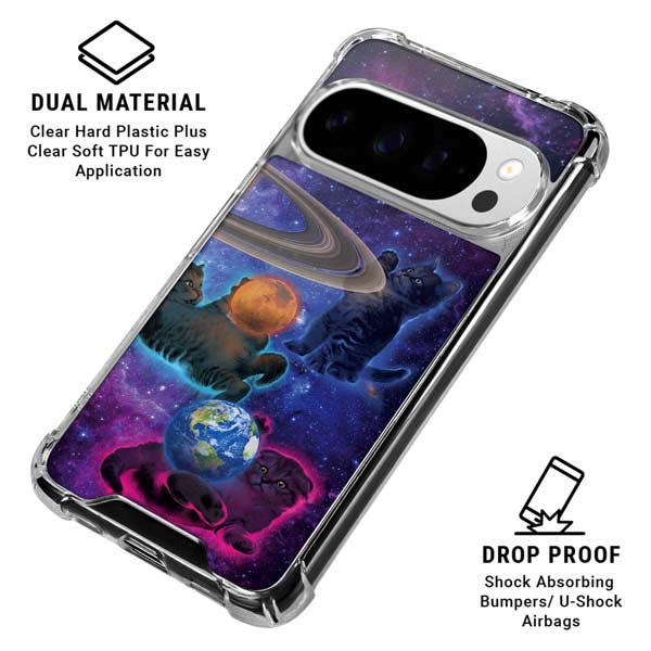 Cosmic Kittens by Vincent Hie Google Pixel 10 Pro Clear Case