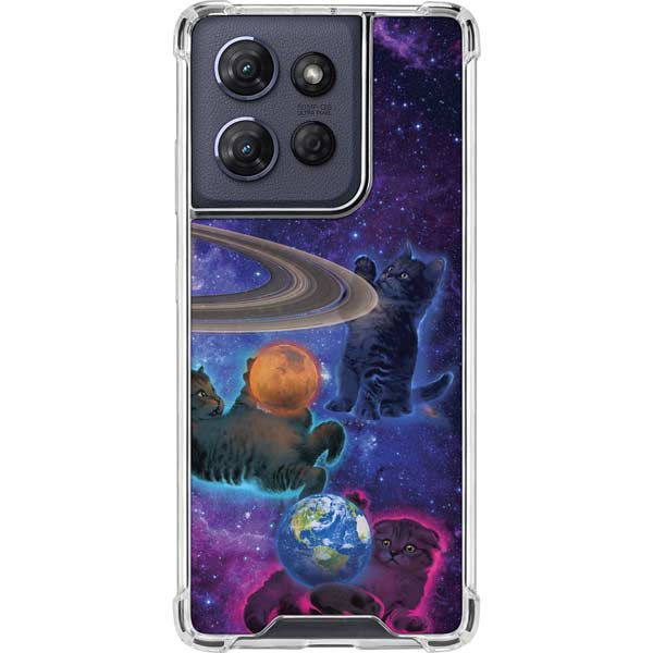 Cosmic Kittens by Vincent Hie Moto G 5G (2025) Clear Case