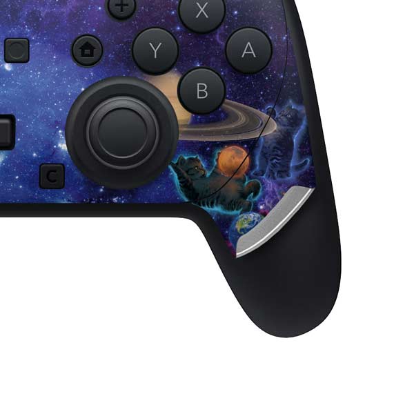 Cosmic Kittens by Vincent Hie Nintendo Switch 2 (2025) Pro Controller Skin