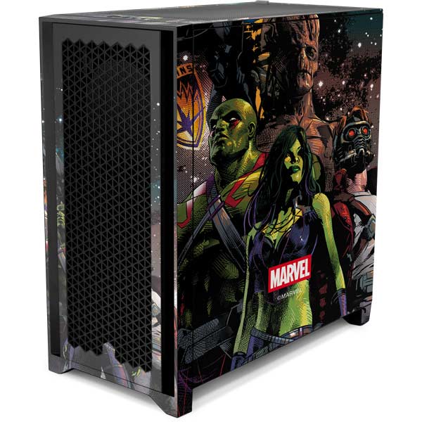 Marvel Guardians of the Galaxy Cosmic Unity Corsair 4000D Tempered Glass Mid-Tower ATX Case Skin