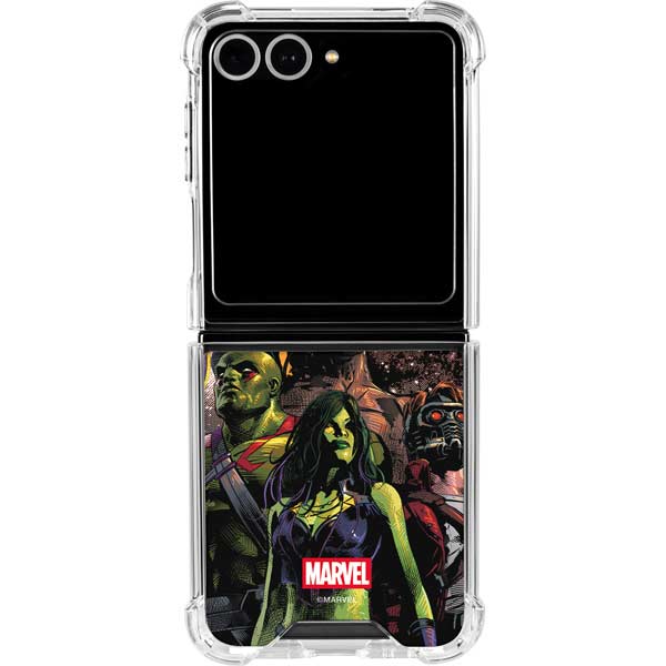 Marvel Guardians of the Galaxy Cosmic Unity Galaxy Z Flip7 Clear Case