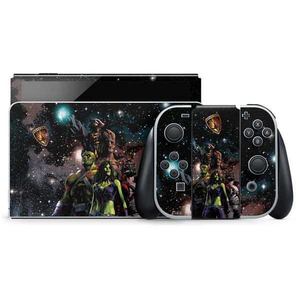 Marvel Guardians of the Galaxy Cosmic Unity Nintendo Switch OLED (2021) Skin
