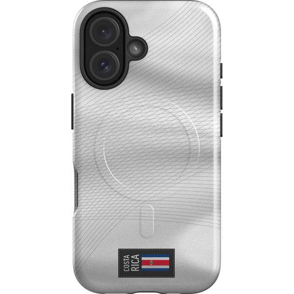 Costa Rica Soccer Flag iPhone 16 Magsafe Impact Case