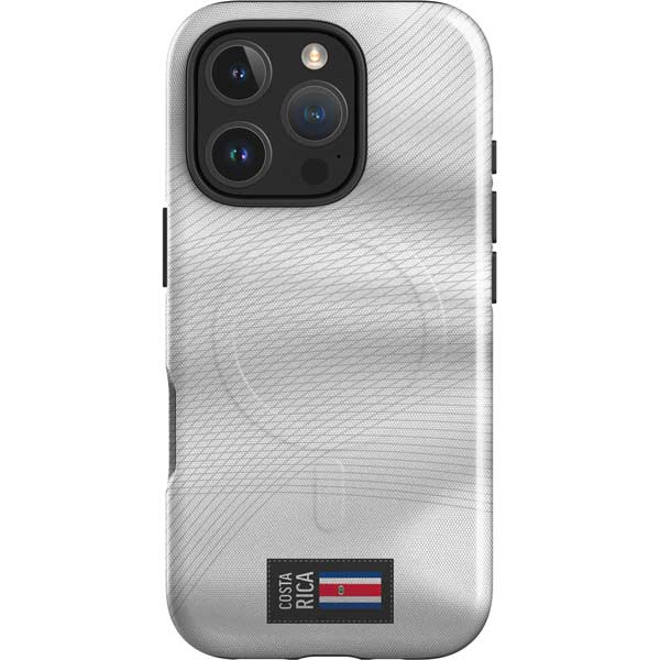 Costa Rica Soccer Flag iPhone 16 Pro Max Magsafe Impact Case