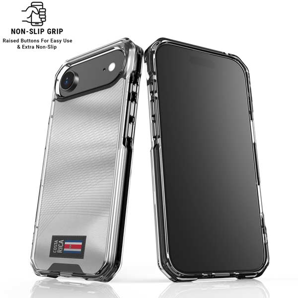Costa Rica Soccer Flag iPhone 17 Air Clear Case