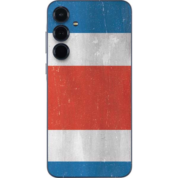 Costa Rican Flag Distressed Galaxy A55 5G Skin| Phone Skins – Skinit